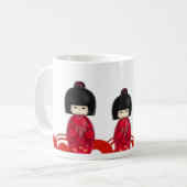 Japanese Traditional Vintage  コーヒーマグカップ (正面左)