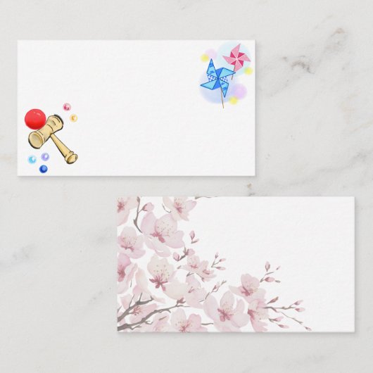 Japanese　Traditional　Vintage 名刺 (正面/裏面)