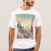 Japanese Traditional Vintage Tokyo Cool Tシャツ (正面)