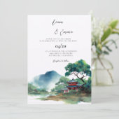 Japanese Traditional Wedding 招待状 (スタンド正面)