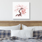 japanese tree キャンバスプリント (インサイチュ (寝室))