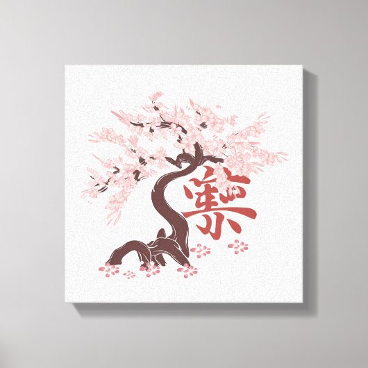 japanese tree キャンバスプリント (正面)