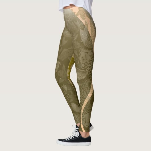 Japanese twin carp1_line3@miyasan レギンス (左)