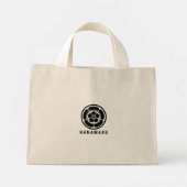 Japanese Ukiyo-e Inspired Design with Hokusai's ミニトートバッグ (裏面)