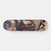 Japanese ukiyoe art スケートボード (横)