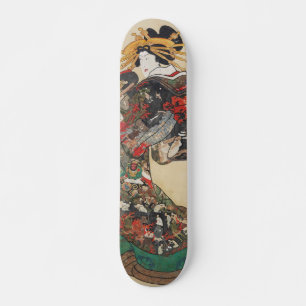 Japanese ukiyoe art スケートボード