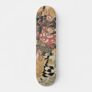 Japanese ukiyoe art スケートボード