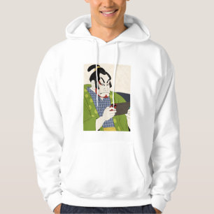 Japanese Ukiyoe Style Modern Gaming Kabuki Actor パーカ