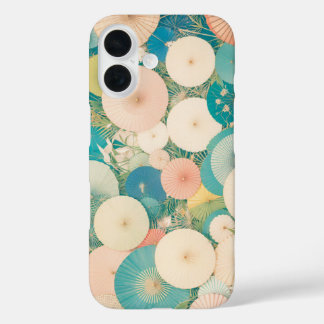 Japanese Umbrella Collection Tropical Modern Phone iPhone 16ケース
