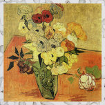 Japanese Vase, Roses, Anemones by Vincent van Gogh ジグソーパズル<br><div class="desc">Still Life: Japanese Vase with Roses and Anemones by Vincent van Gogh is a vintage fine art post impressionism floral painting featuring a Japanese vase with a bouquet of beautiful garden roses and anemone flowers. About the artist: Vincent Willem van Gogh (1853 -1890) was one of the most famous Post...</div>