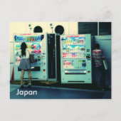 Japanese Vending Machines Postcard ポストカード (正面)