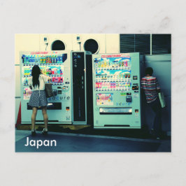Japanese Vending Machines Postcard ポストカード