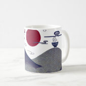Japanese Vintage Traditional コーヒーマグカップ (正面右)