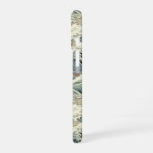 Japanese Wave Pattern Monogrammed iPhone 16ケース (左側面)