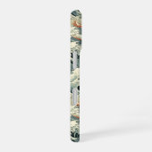 Japanese Wave Pattern Monogrammed iPhone 16ケース (右側面)