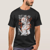 Japanese Woman Katana Tシャツ (正面)