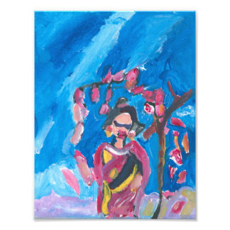 Japanese woman print フォトプリント           