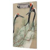 Japanese woodblock-print Cranes - Kamisaka Sekka クリップボード (左)