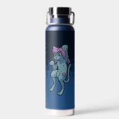 Japanese Yokai Bakeneko- Dancing Cat ウォーターボトル (背面)