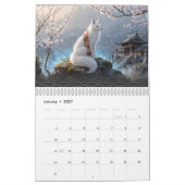 Japanese Yokai Four Seasons Fantasy Art カレンダー (1月 2027)