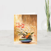 JapaneseFlower Arransementいけばな ノートカード (正面)