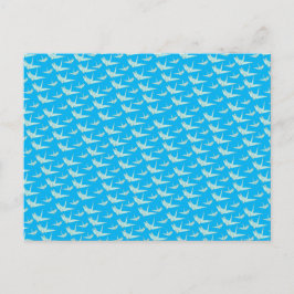 JapaneseOrigami Tsuru Cranes ポストカード