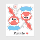 【 JapaNichijou 】Mascot Character にぽくん Nipo kun シール (シート)