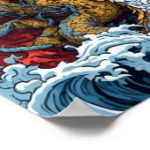 Japanischer Drachen ポスター (角)