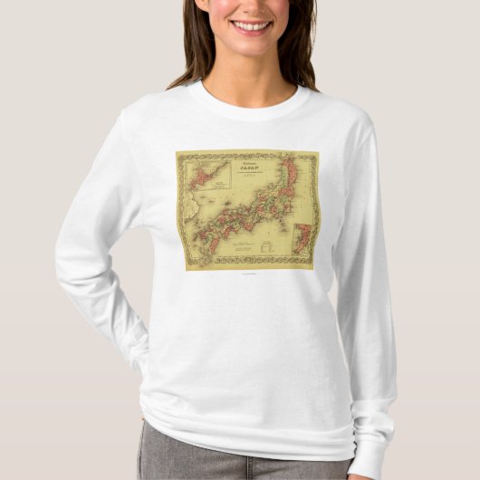 JapanPanoramic MapJapan Tシャツ (正面)