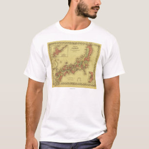 JapanPanoramic MapJapan Tシャツ