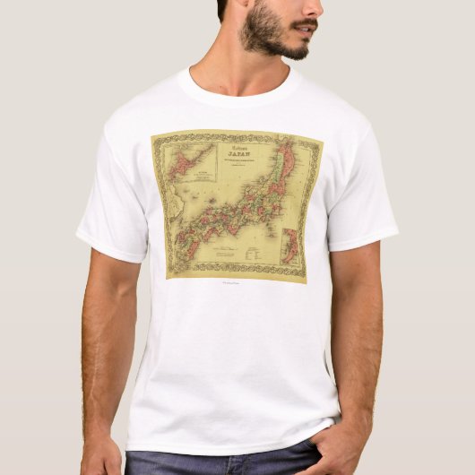 JapanPanoramic MapJapan Tシャツ (正面)