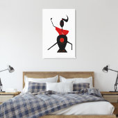 Japanse drumster キャンバスプリント (インサイチュ (寝室))