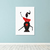 Japanse drumster キャンバスプリント (インサイチュ (ウッドフロア))