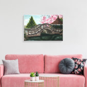 Japenese Garden Stretched Canvas Print キャンバスプリント (インサイチュ (リビング))