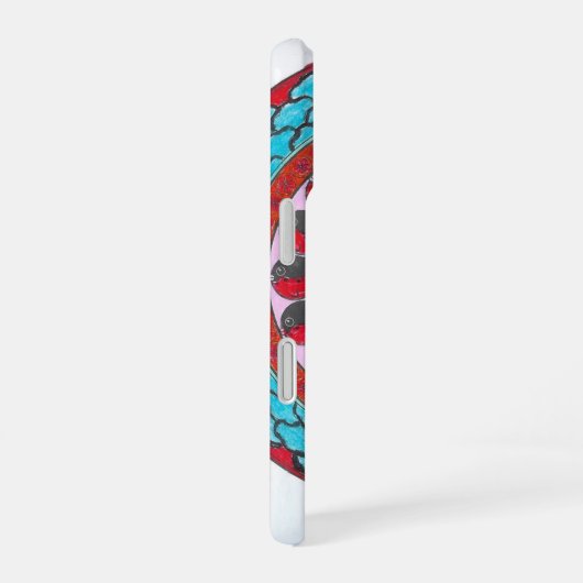 Japon Mandala 002 iPhone 16ケース (右側面)