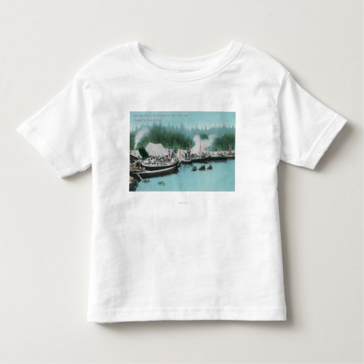 Japonskiの島- Potlatchers及びSitkaの先住民 トドラーTシャツ (正面)