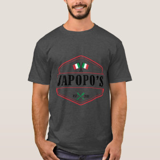 Japoposイタリアンレストラン レトロ少年 tシャツ