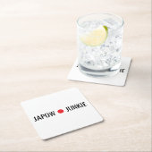 Japow Junkie  スクエアペーパーコースター (インサイチュ)