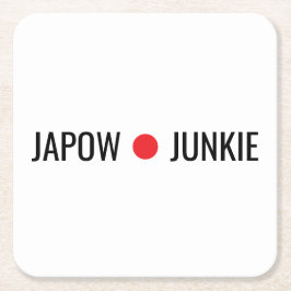 Japow Junkie スクエアペーパーコースター