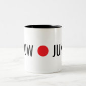 Japow Junkie  ツートーンマグカップ (中央)