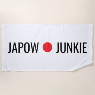 Japow Junkie ビーチタオル
