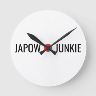 Japow Junkie ラウンド壁時計
