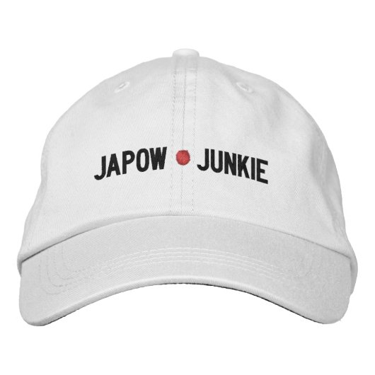 Japow Junkie 刺繍入りキャップ (正面)