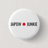 Japow Junkie 缶バッジ (正面)