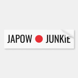 Japow junkie Sticker バンパーステッカー