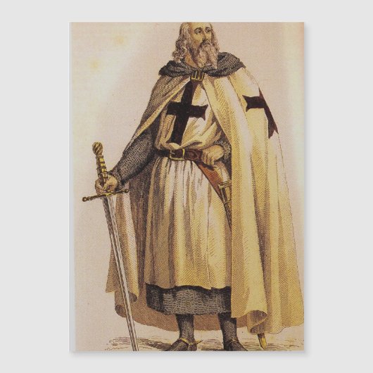 Jaques de Moleay磁気カード (正面)