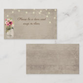 JARおよびLIGHTS挿入カード 名刺 (正面/裏面)