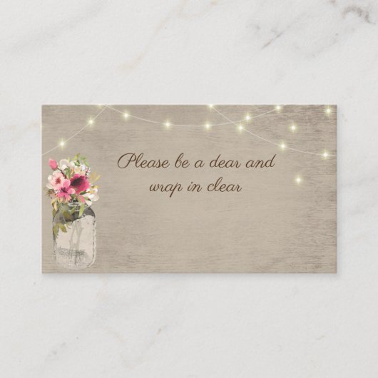 JARおよびLIGHTS挿入カード 名刺 (正面)