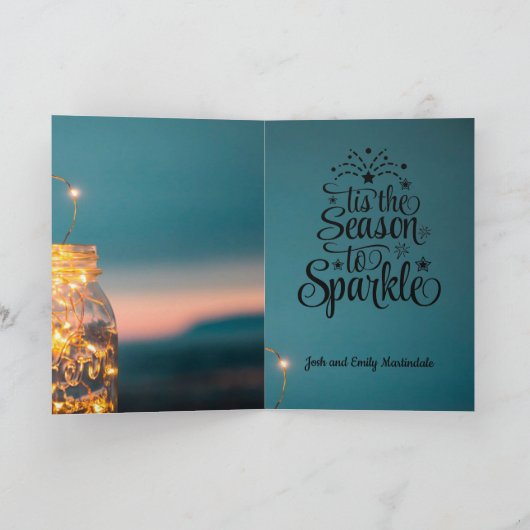 JARと妖精のライトホリデーカード シーズンカード (内部)