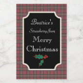 Jarクリスマスキャンディラベルギフトラベルシール フードラベル (シングルラベル)